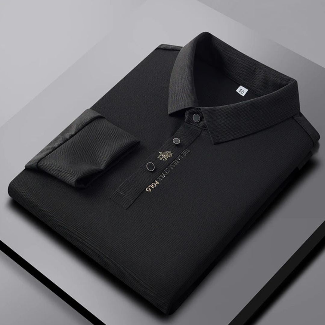 Tom | Polo Homme Manches Longues Élégant