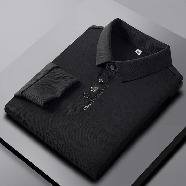 Tom | Polo Homme Manches Longues Élégant