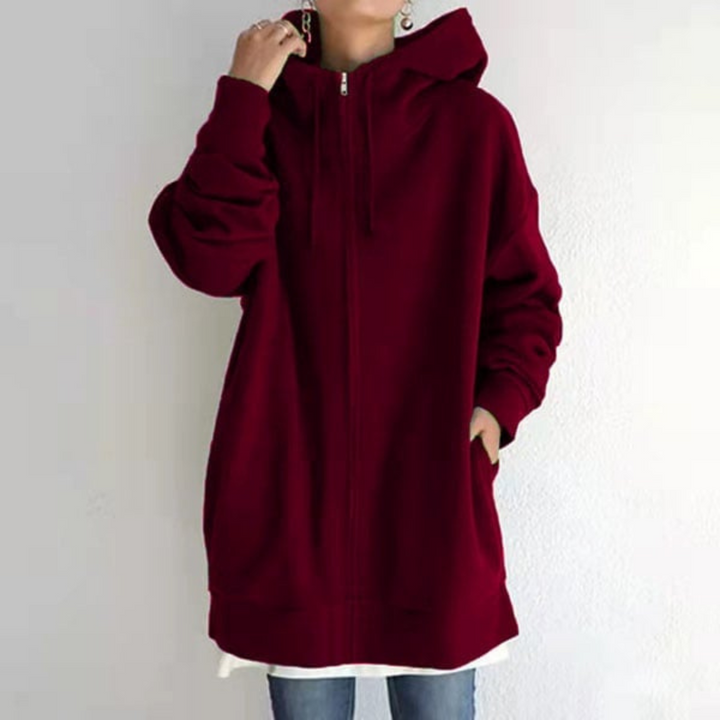 Sybille | Sweat à Capuche Zippé pour Femme | Confortable