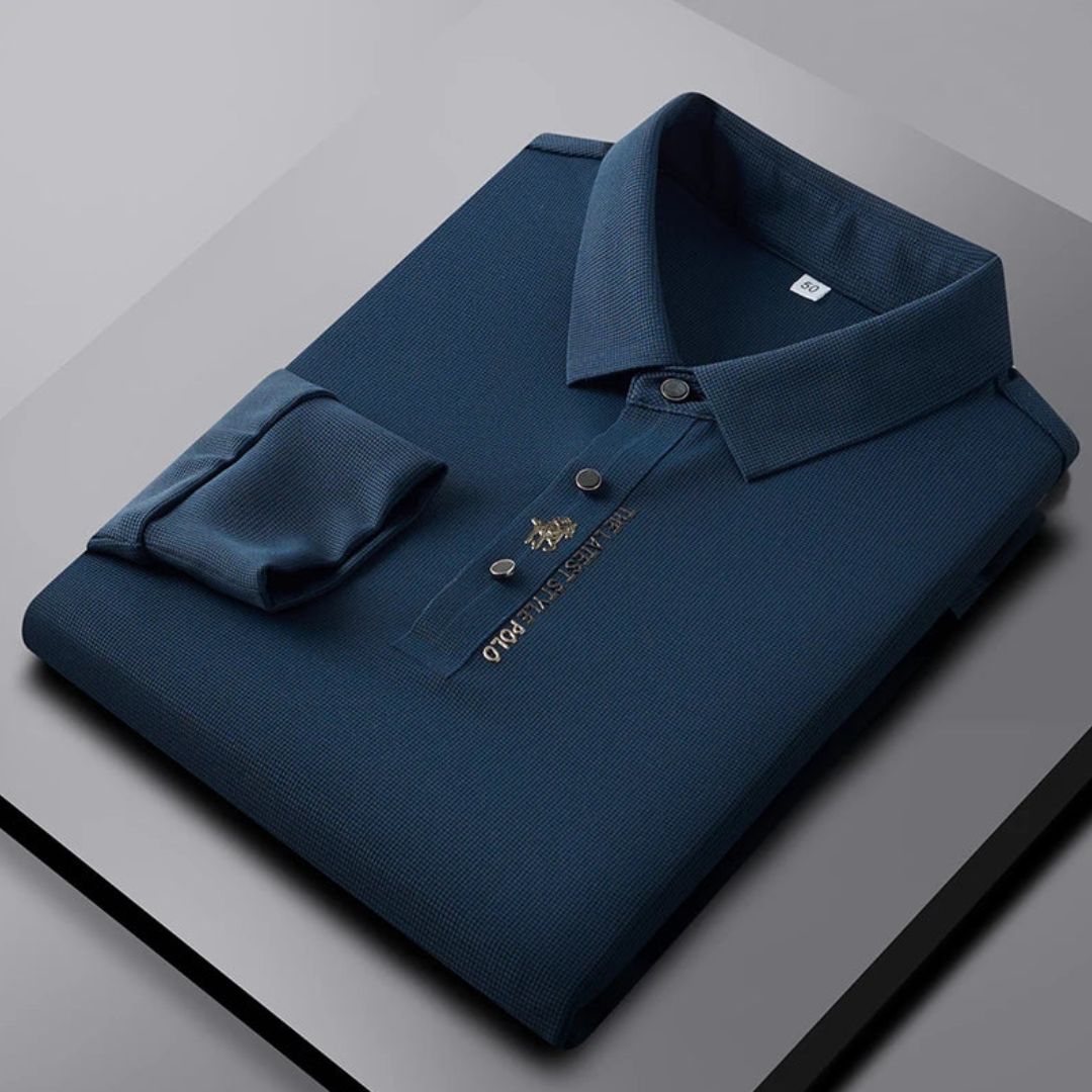 Tom | Polo Homme Manches Longues Élégant