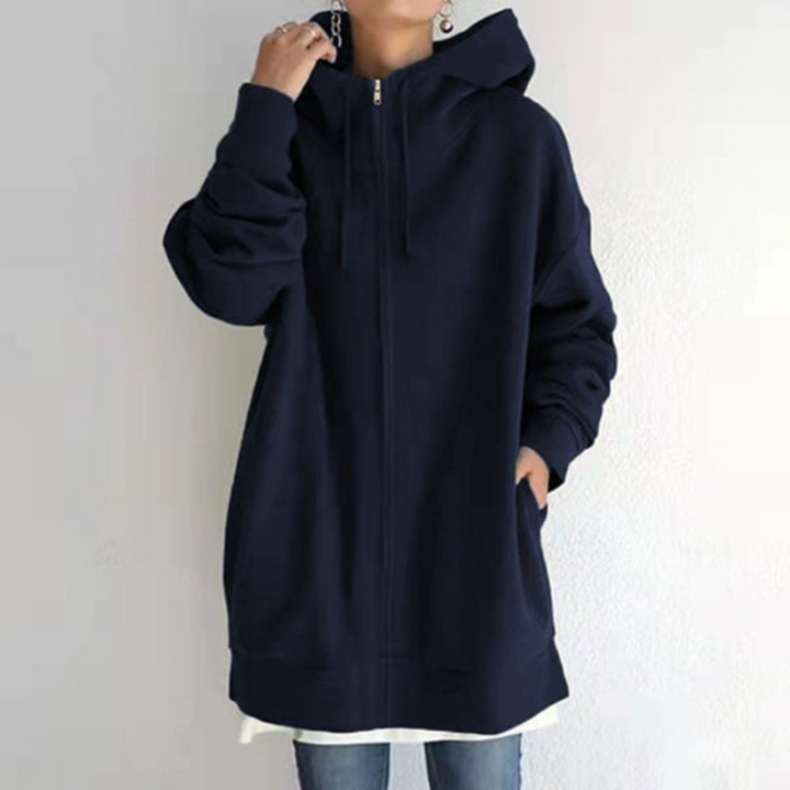 Sybille | Sweat à Capuche Zippé pour Femme | Confortable
