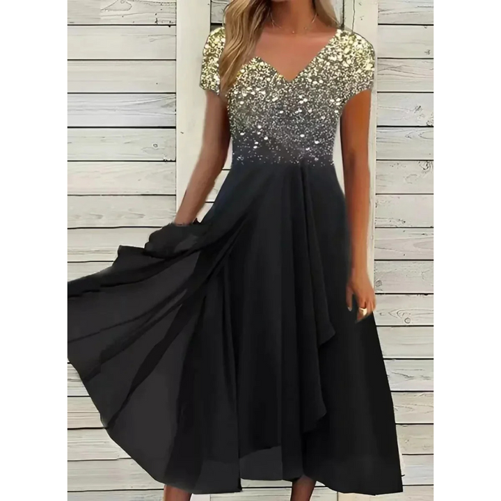 Veerle | Robe d'été à fleurs pour femme | Midi