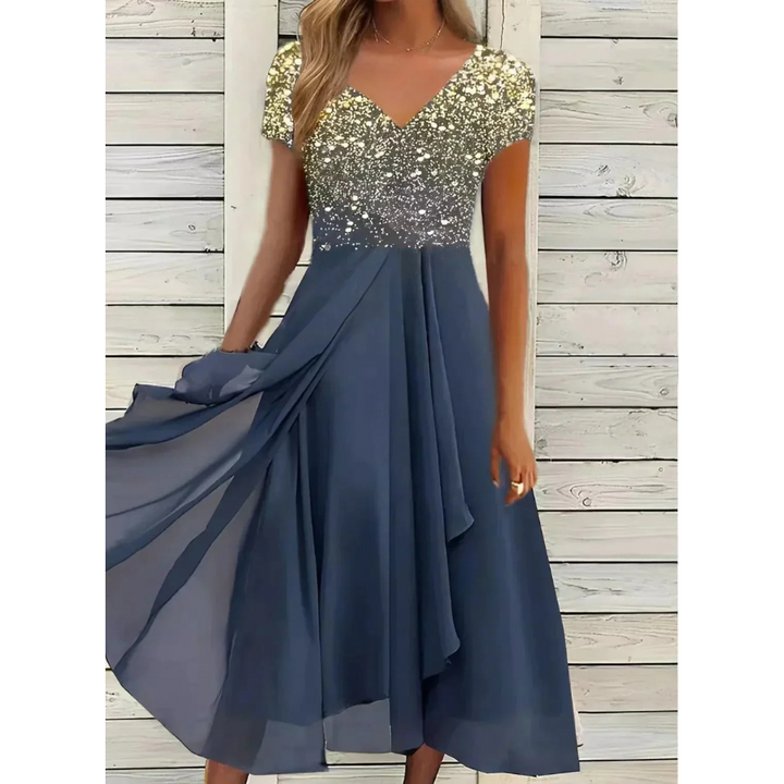 Veerle | Robe d'été à fleurs pour femme | Midi