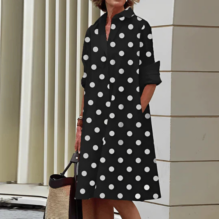 Auriane | Robe de cocktail d'été pour femme | Longue