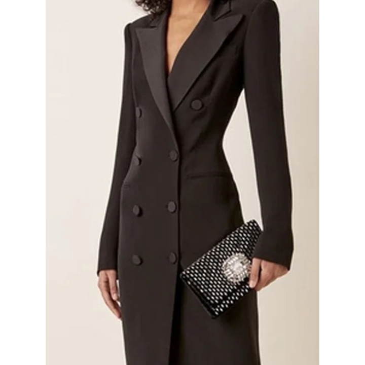 Eline | Robe de soirée avec veste en couches pour femme | Parfaite pour les événements