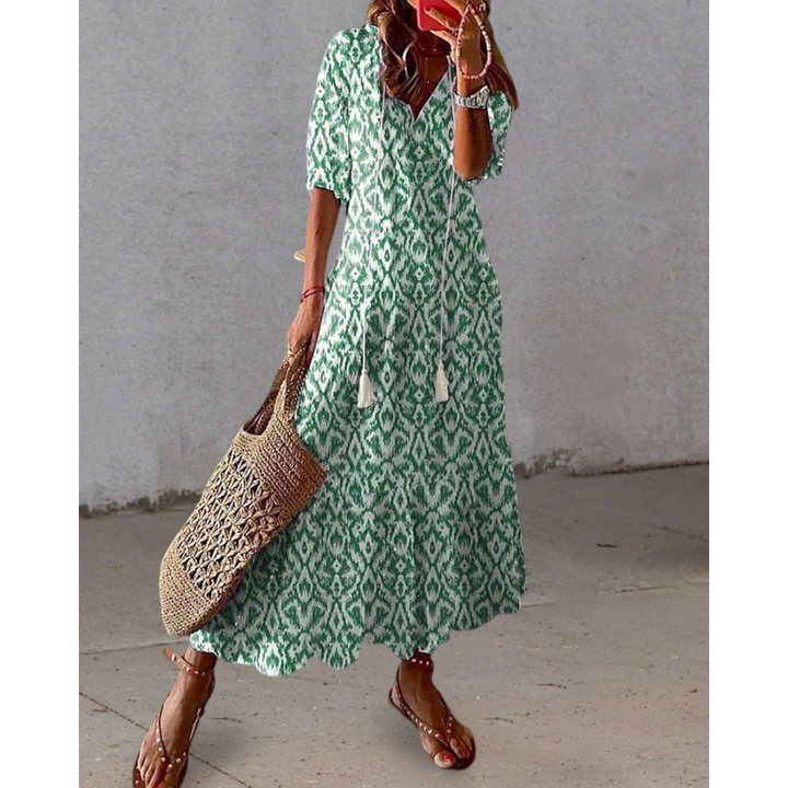 Bo | Robe de cocktail d'été pour femme | Maxi