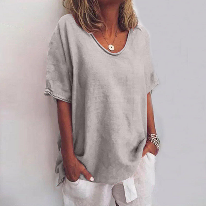 Bettina | T-shirt casual décontracté surdimensionné pour femme | Manches courtes