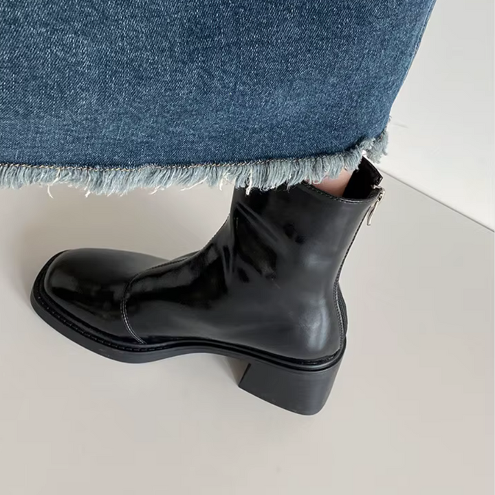 Céleste | Bottines talon bloc pour femme | Élégance