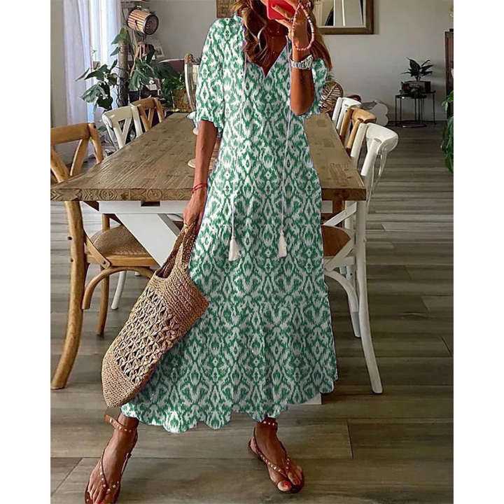Bo | Robe de cocktail d'été pour femme | Maxi