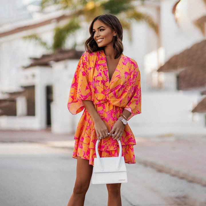 Hazel | Robe de cocktail d'été pour femme | Mini