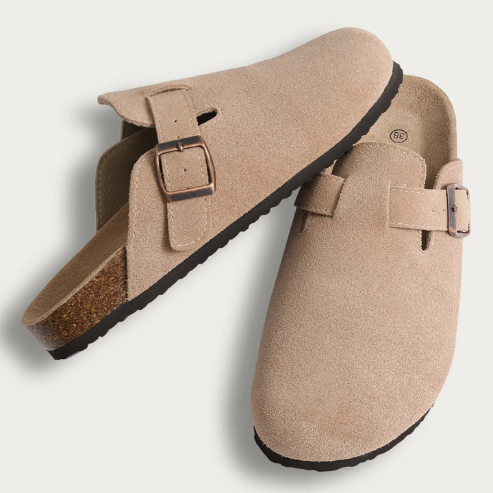Gladiz | Sabots En Daim Old Money |  Confortables