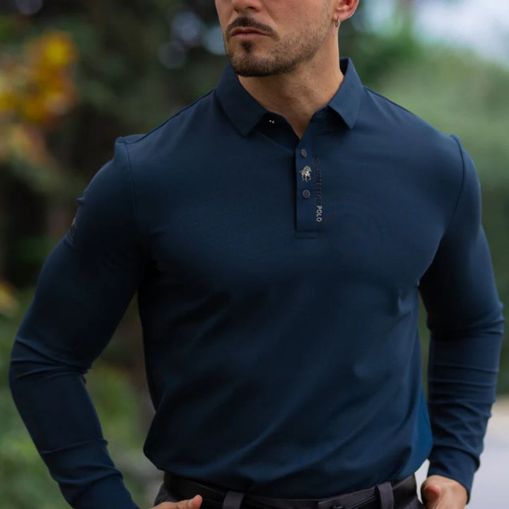 Tom | Polo Homme Manches Longues Élégant