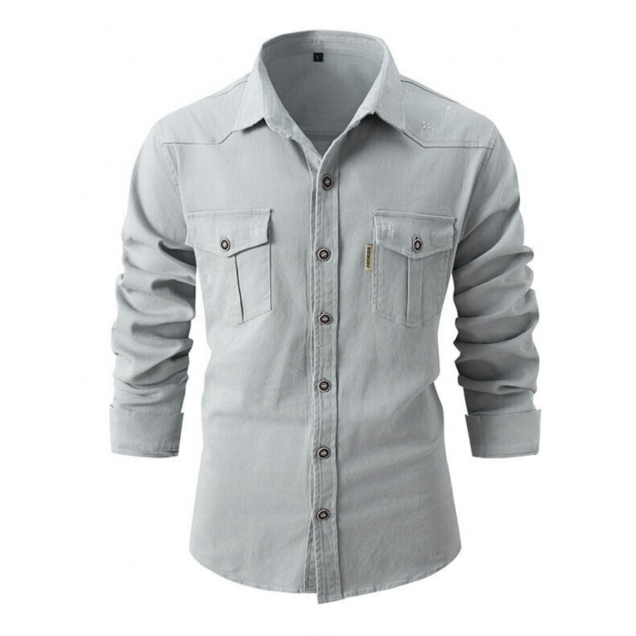Riccardo | Chemise de printemps pour hommes | Manches longues