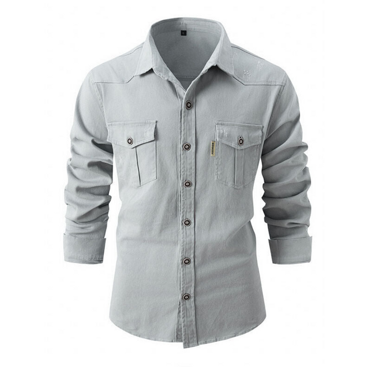 Riccardo | Chemise de printemps pour hommes | Manches longues