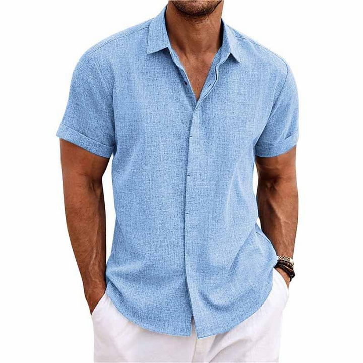 Vasco | Chemise manche courte pour hommes | Été