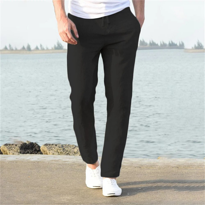 Frank | Pantalon en lin léger pour hommes | Confortable