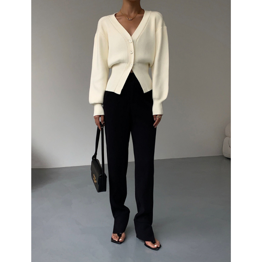 Lucille | Cardigan Femme à Col V | Confort