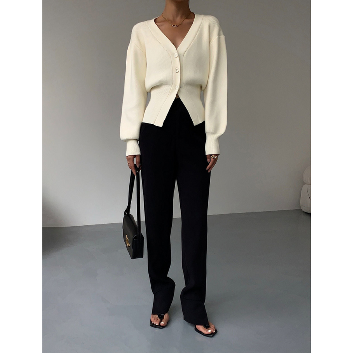 Lucille | Cardigan Femme à Col V | Confort