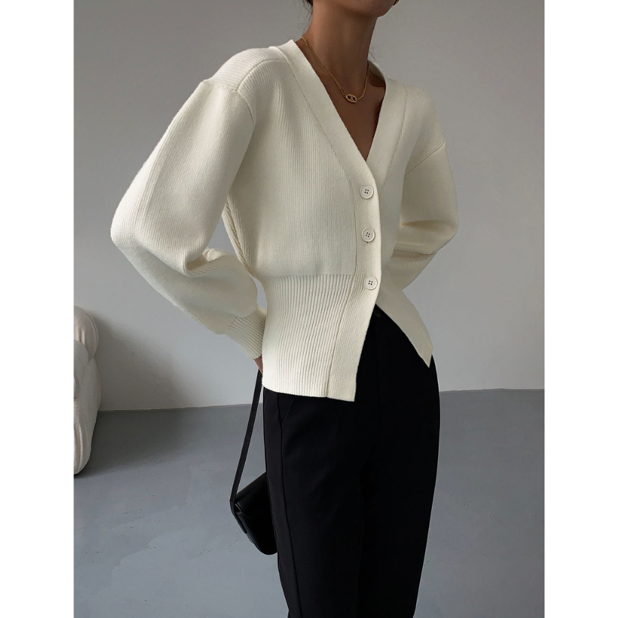 Lucille | Cardigan Femme à Col V | Confort