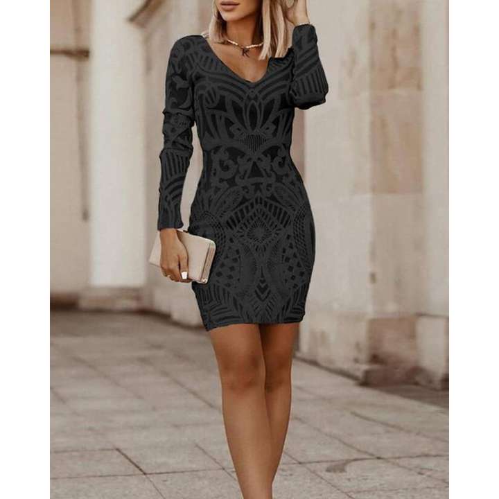 Mathilde | Robe de soirée à décolleté en V pour femme | Mini