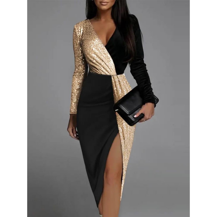 Giada | Robe À Sequins Pour Femme | Midi