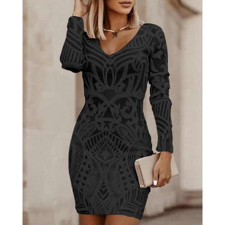 Mathilde | Robe de soirée à décolleté en V pour femme | Mini