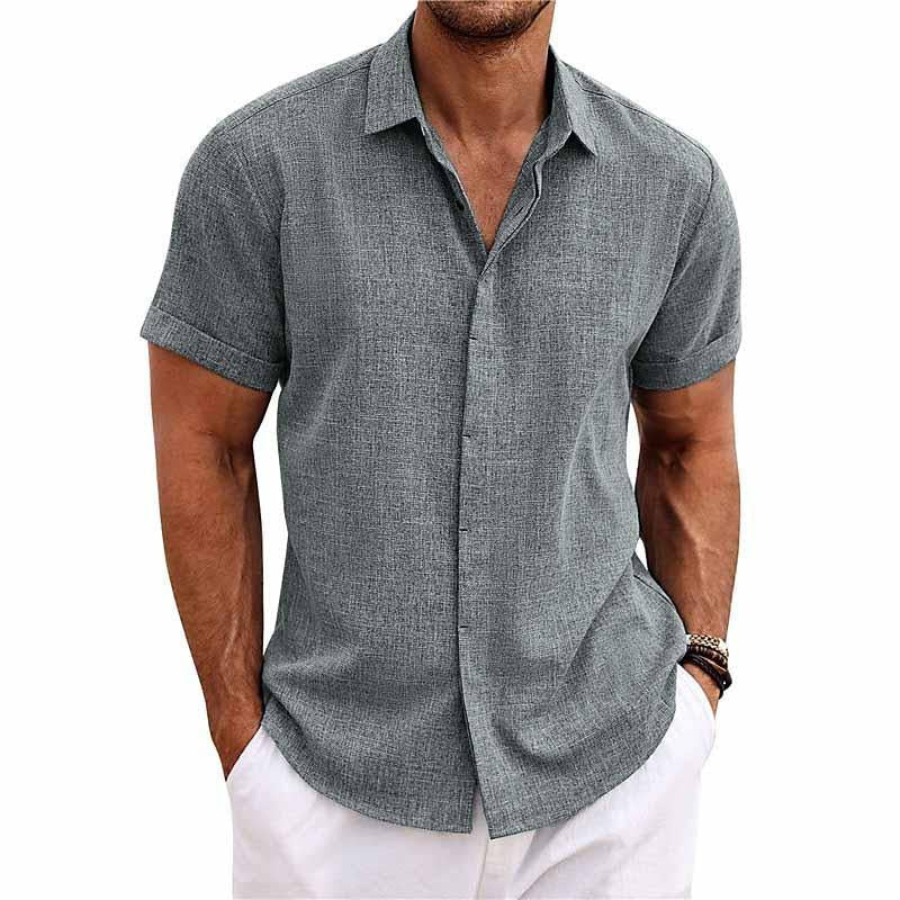 Vasco | Chemise manche courte pour hommes | Été