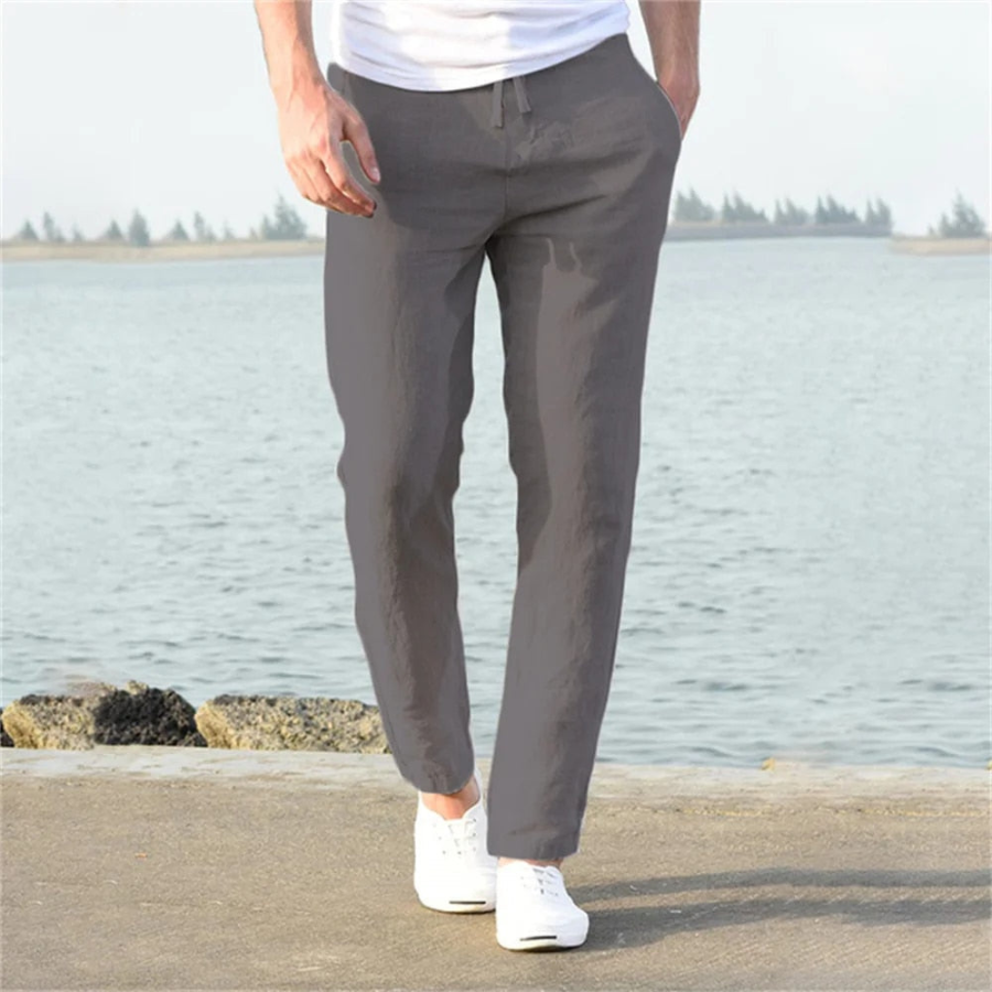 Frank | Pantalon en lin léger pour hommes | Confortable