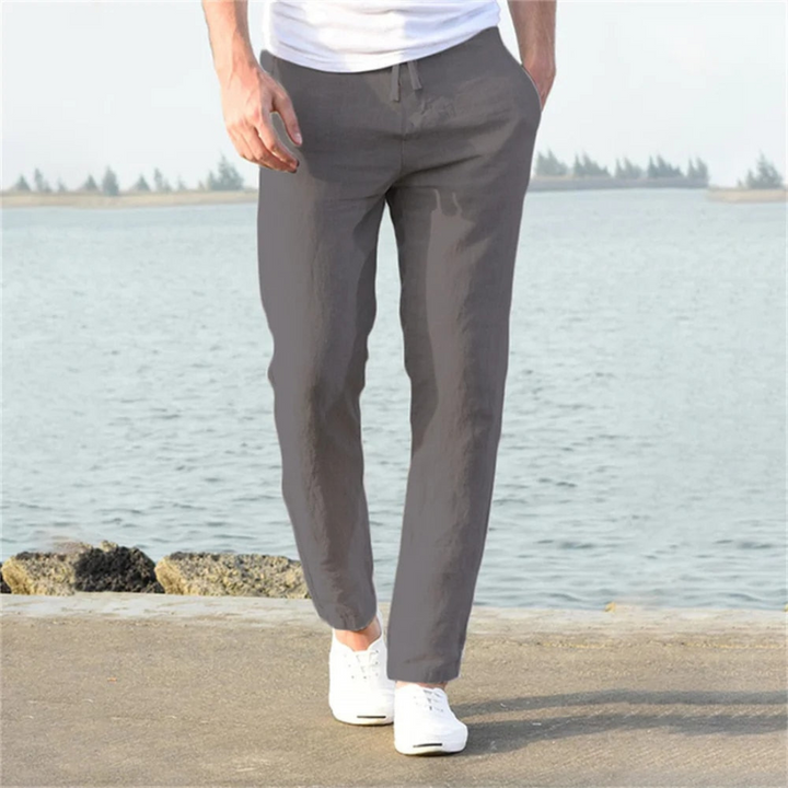 Frank | Pantalon en lin léger pour hommes | Confortable