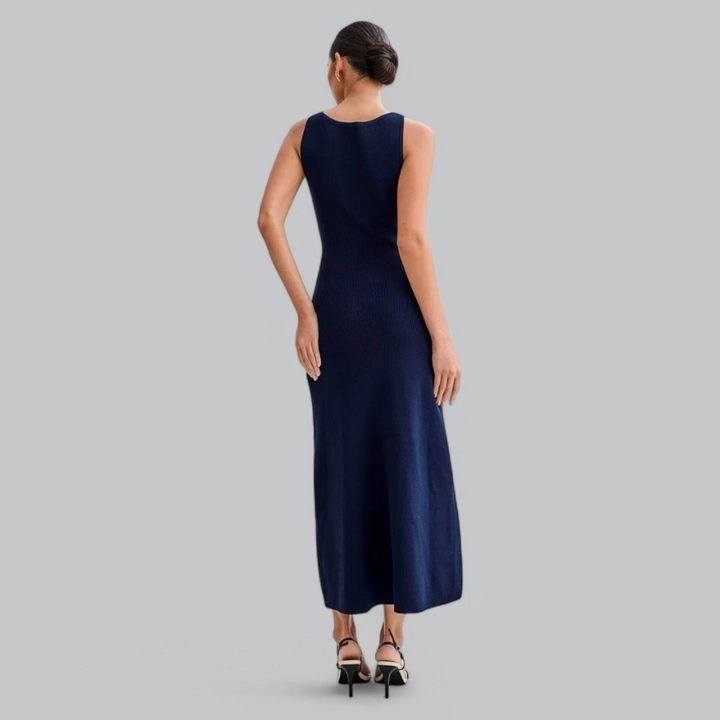 Jasmine | Robe de soirée sans manches pour femme | Maxi
