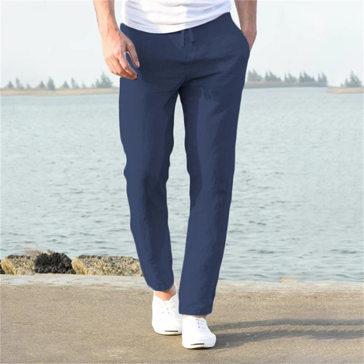 Frank | Pantalon en lin léger pour hommes | Confortable