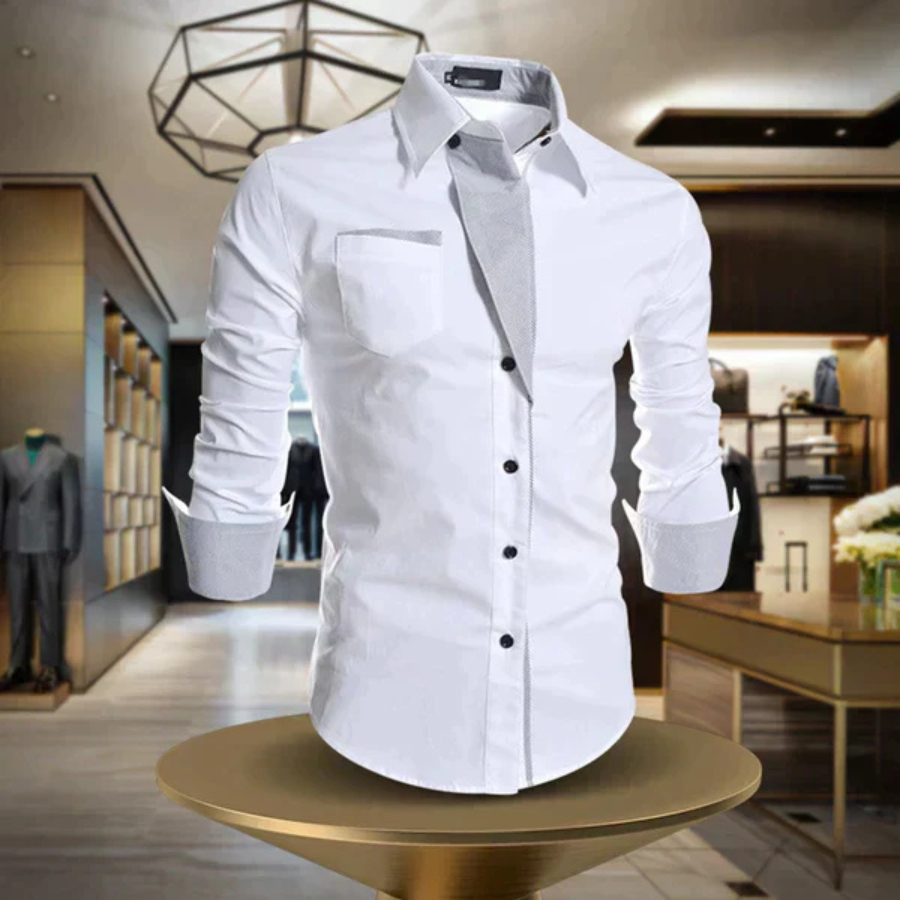 Augustin | Chemise manche longue pour hommes | Premium