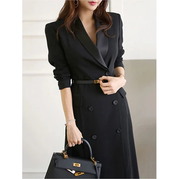 Jenni | Robe Blazer pour Femme | Noir