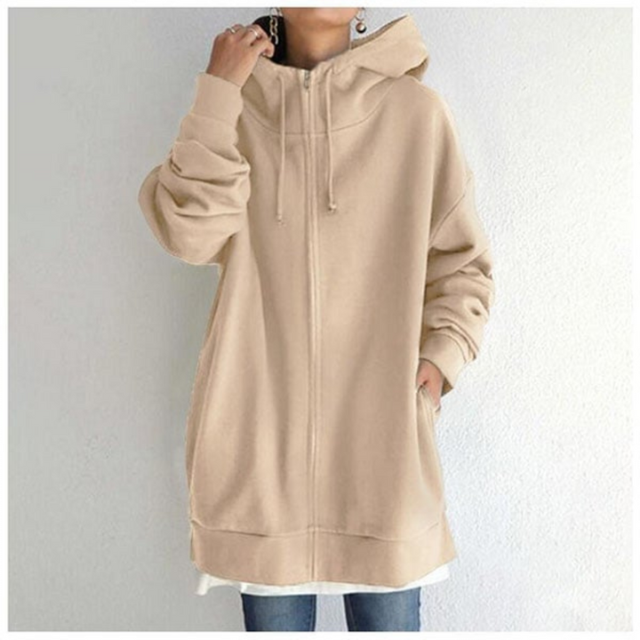 Sybille | Sweat à Capuche Zippé pour Femme | Confortable