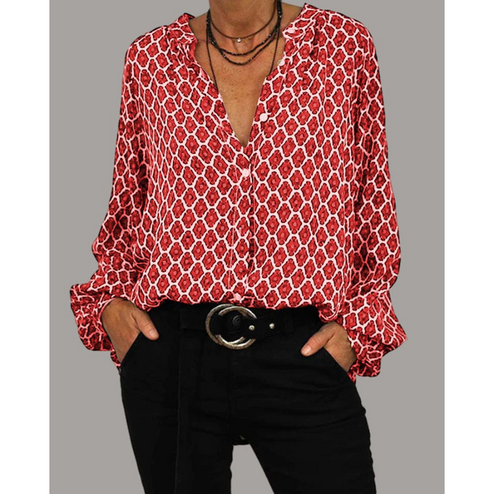 Lucienne | Blouse à manches longues pour femmes | Élégante