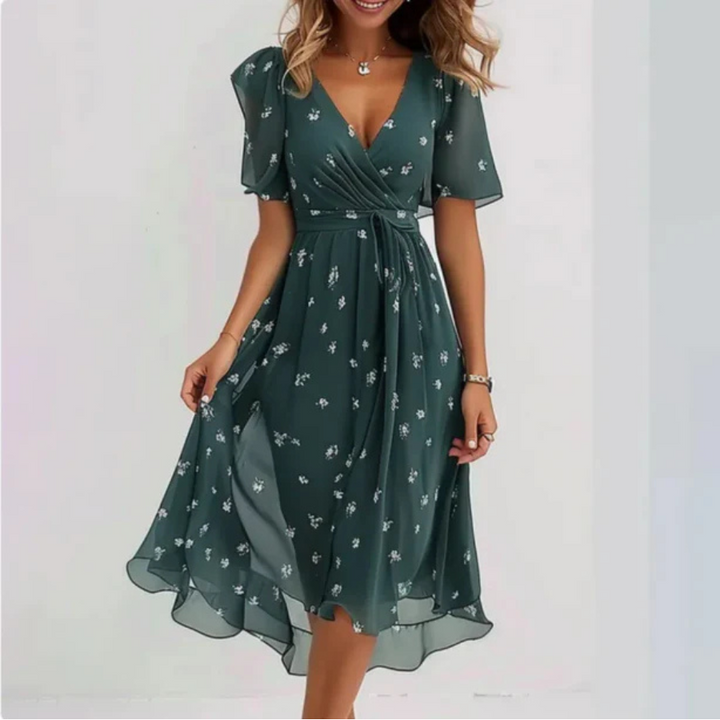 Romy | Robe de cocktail d'été pour femme | Maxi