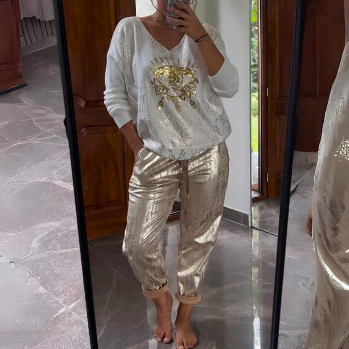 Catalina | Ensemble Chemisier Et Pantalon pour femme