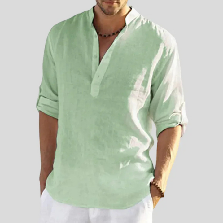 Theo | Chemise En Lin Pour Hommes | Été