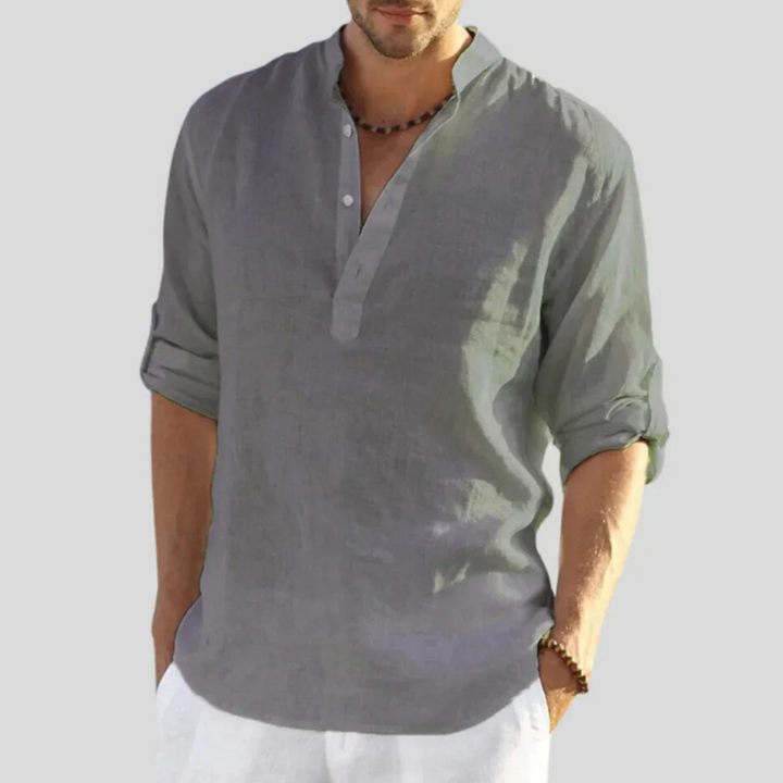Theo | Chemise En Lin Pour Hommes | Été