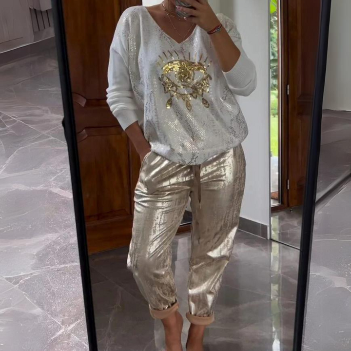 Catalina | Ensemble Chemisier Et Pantalon pour femme
