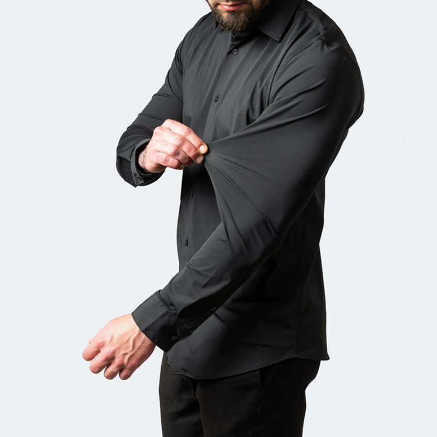 Manuel | Chemise stretch pour hommes | Manche Longue