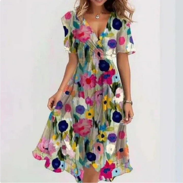 Romy | Robe de cocktail d'été pour femme | Maxi