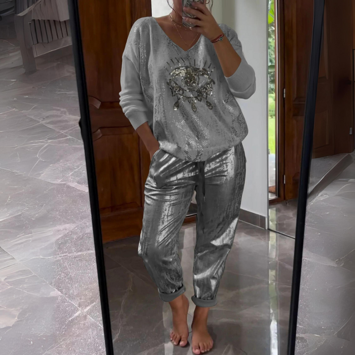 Catalina | Ensemble Chemisier Et Pantalon pour femme