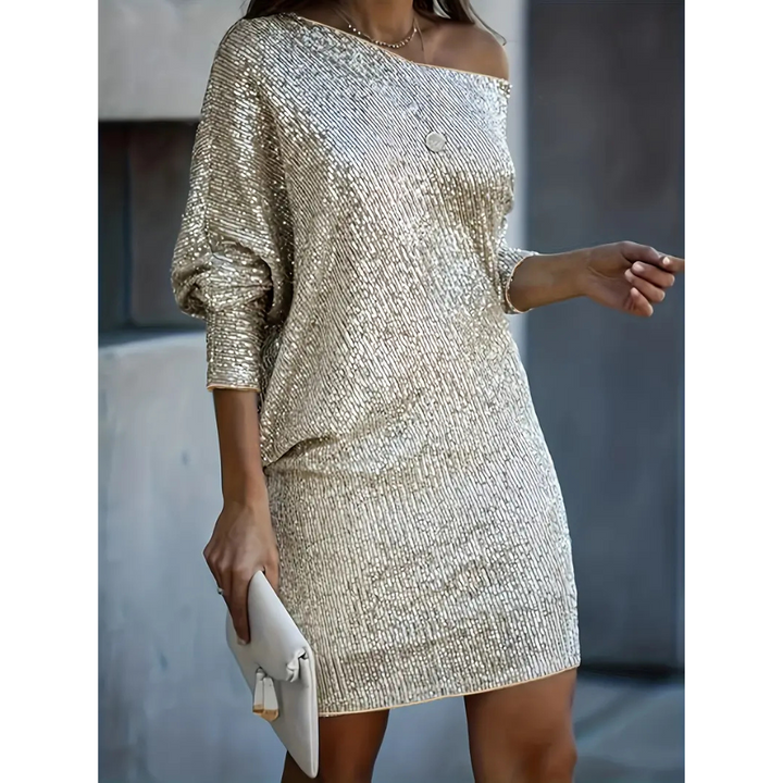 Marta | Robe de soirée à paillettes pour femme | Mini