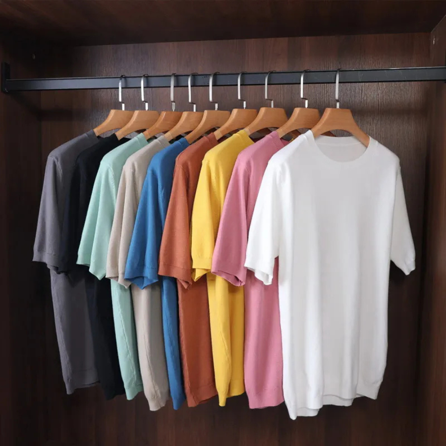 Cosimo | T-shirt ras du cou pour hommes | Manche courte