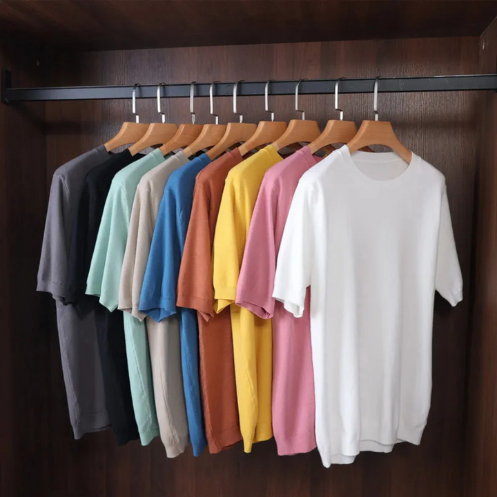 Cosimo | T-shirt ras du cou pour hommes | Manche courte