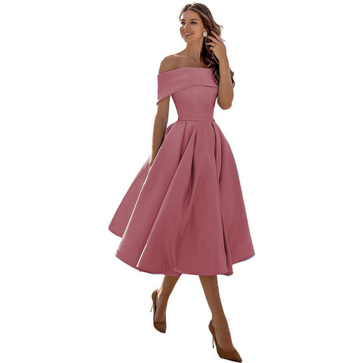 Lucia | Robe de soirée sans bretelles pour femme | Parfaite pour les fêtes