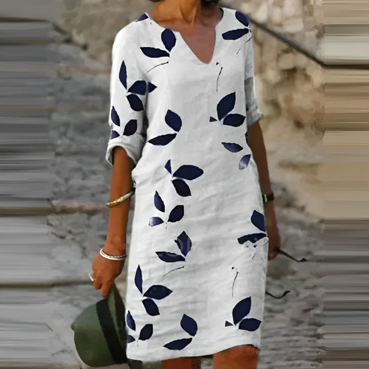 Liselotte | Robe d'été à fleurs pour femme | Midi