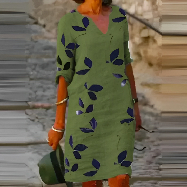 Liselotte | Robe d'été à fleurs pour femme | Midi
