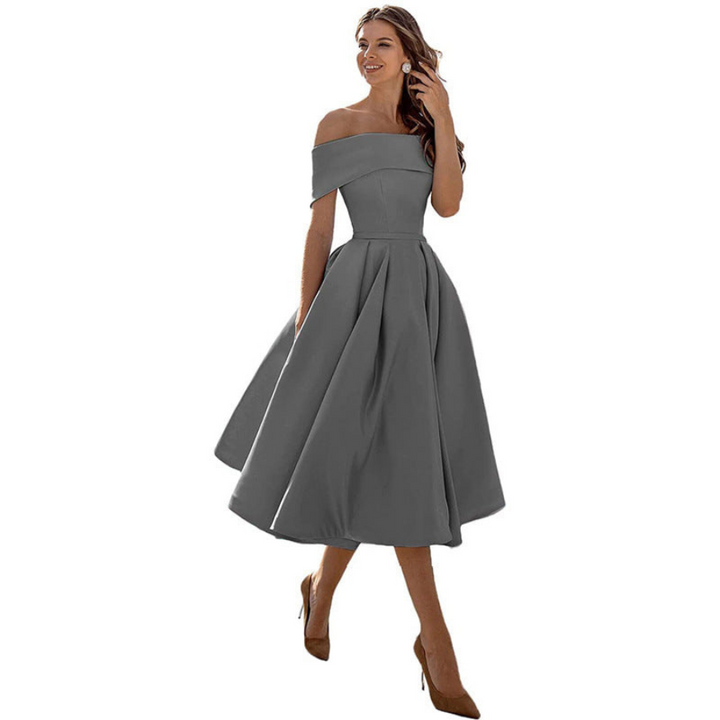 Lucia | Robe de soirée sans bretelles pour femme | Parfaite pour les fêtes